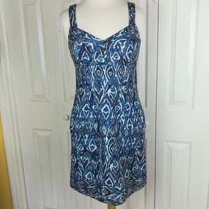 NWT Maggy L snake skin print sleeves dress